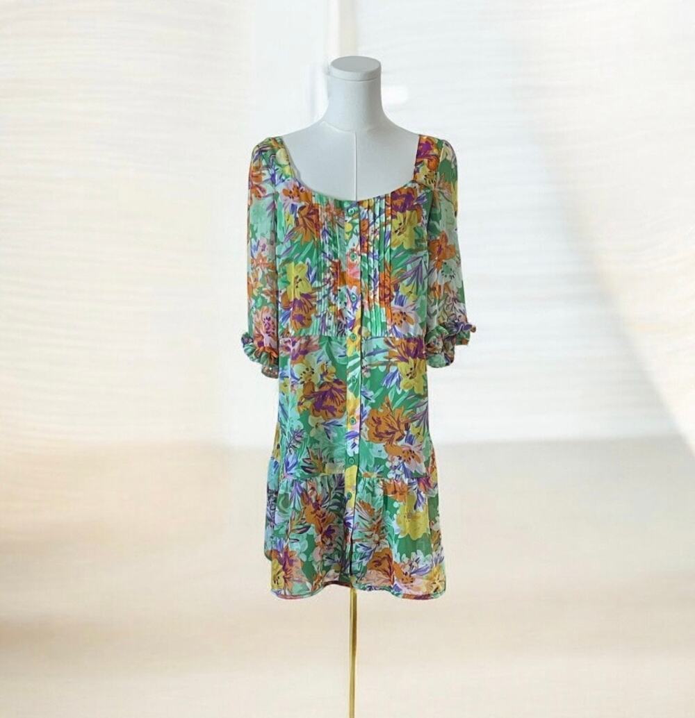 Donna Morgan Floral Dress Size Large